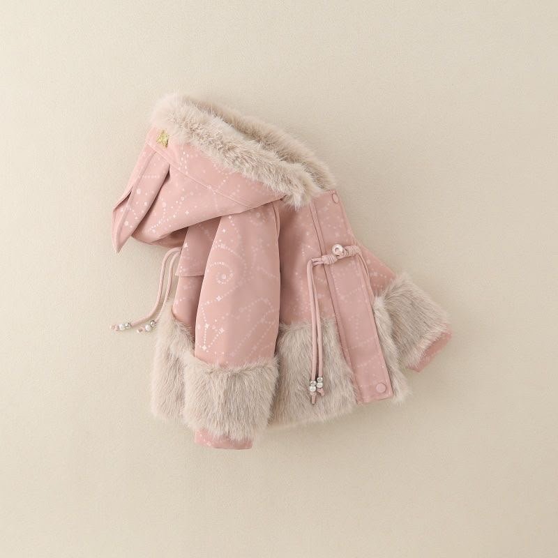 Bunny Ear Faux & Fur Hooded Jacket - Image 9