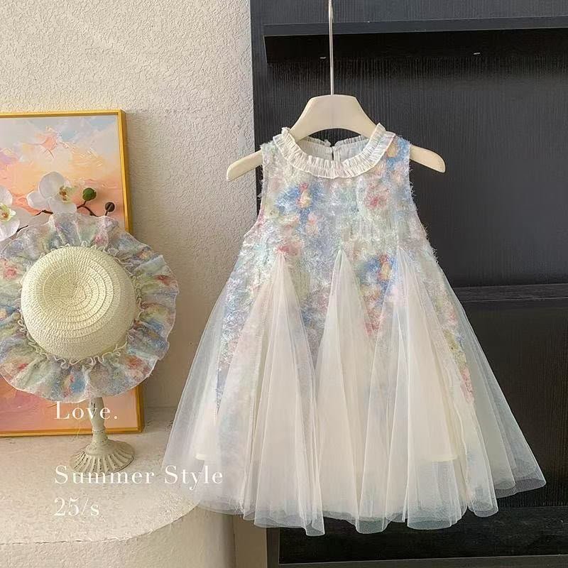 Floral Whimsy Tulle Party Dress - Image 5