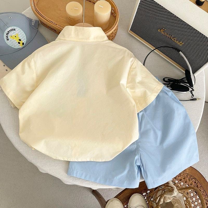 Sunny Safari Lion Shirt & Shorts Set - Image 6