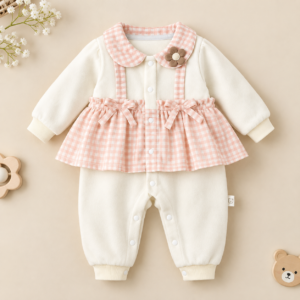 Peach Gingham