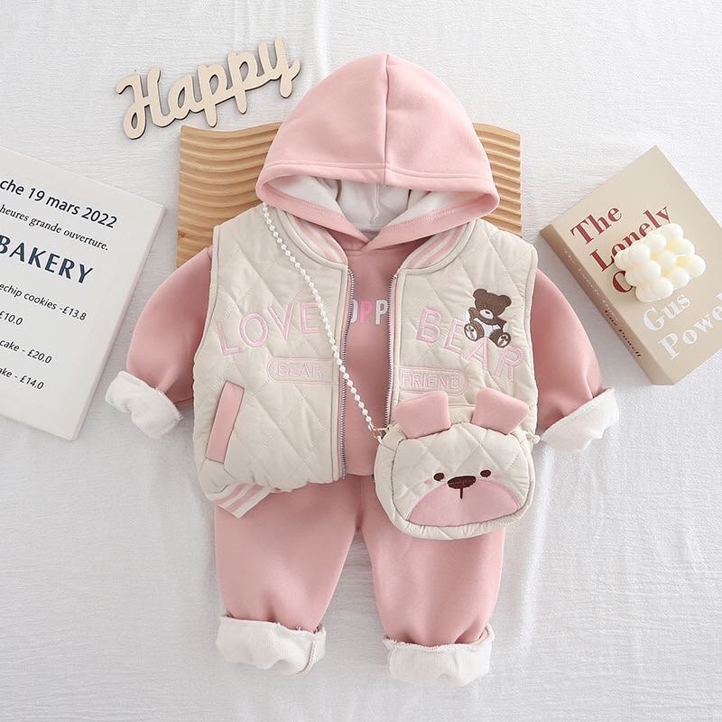 Pink Teddy Set (4 PC SET) - Image 2