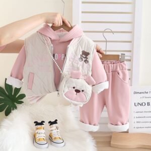 Pink Teddy Set (4 PC SET)