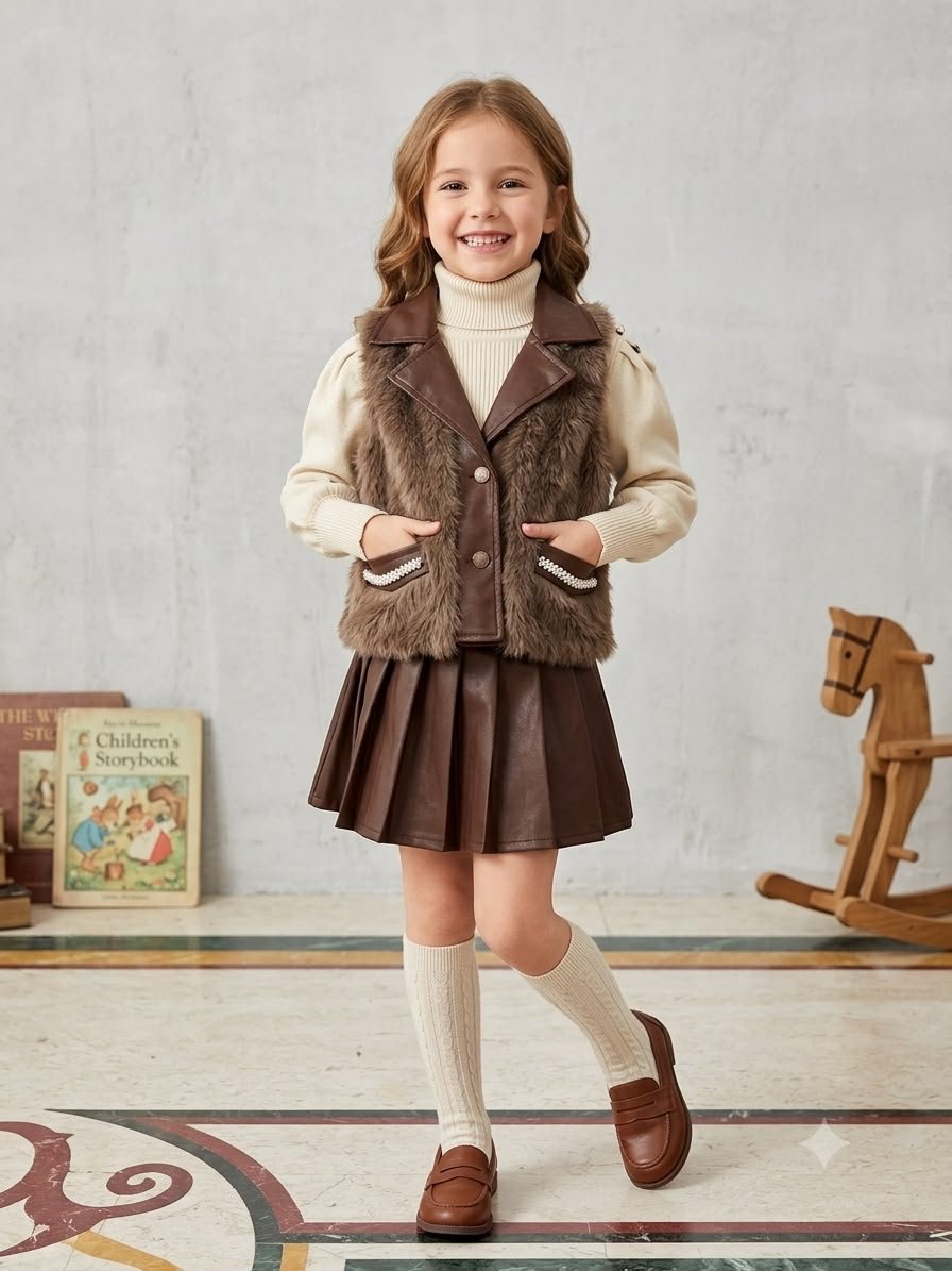 Skirt Fur set (3 pc)